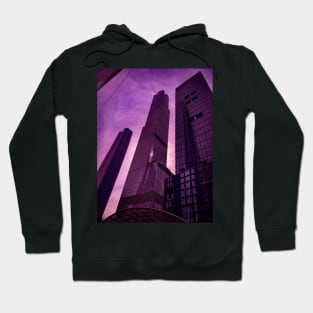 Hudson Yards Purple Sky Skyscrapers NYC Hoodie